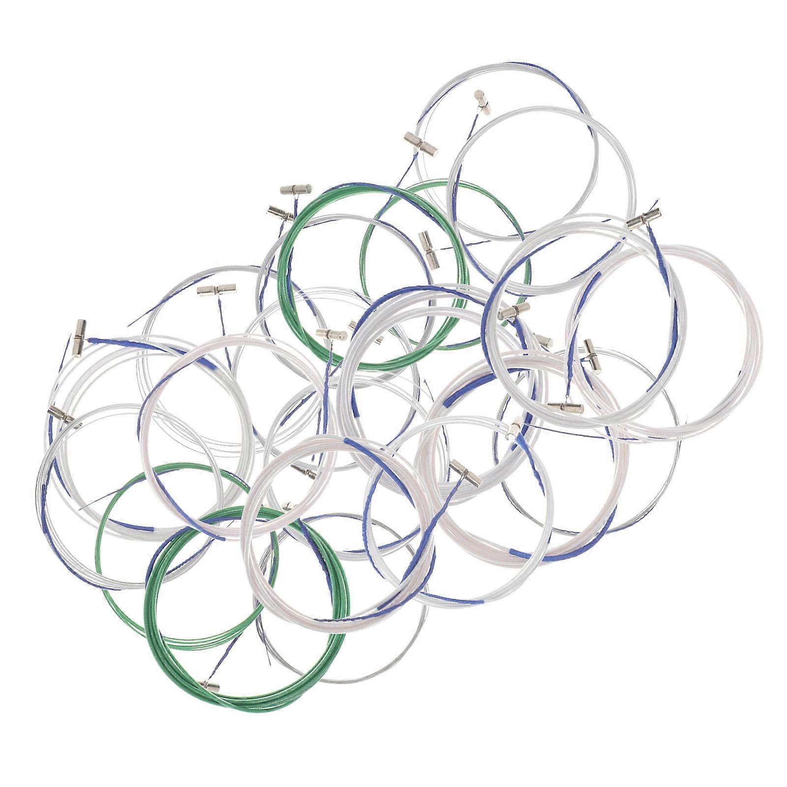 Chinese Guzheng String 21Pcs Round For Learners Performance Made of Durable Metal Material