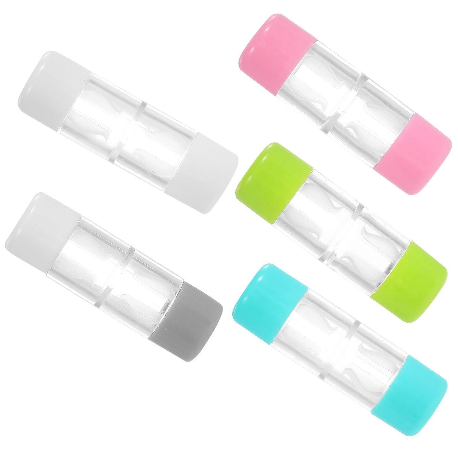 Rgp Case Plastic Dual-Head Case for 5Pcs Portable Storage