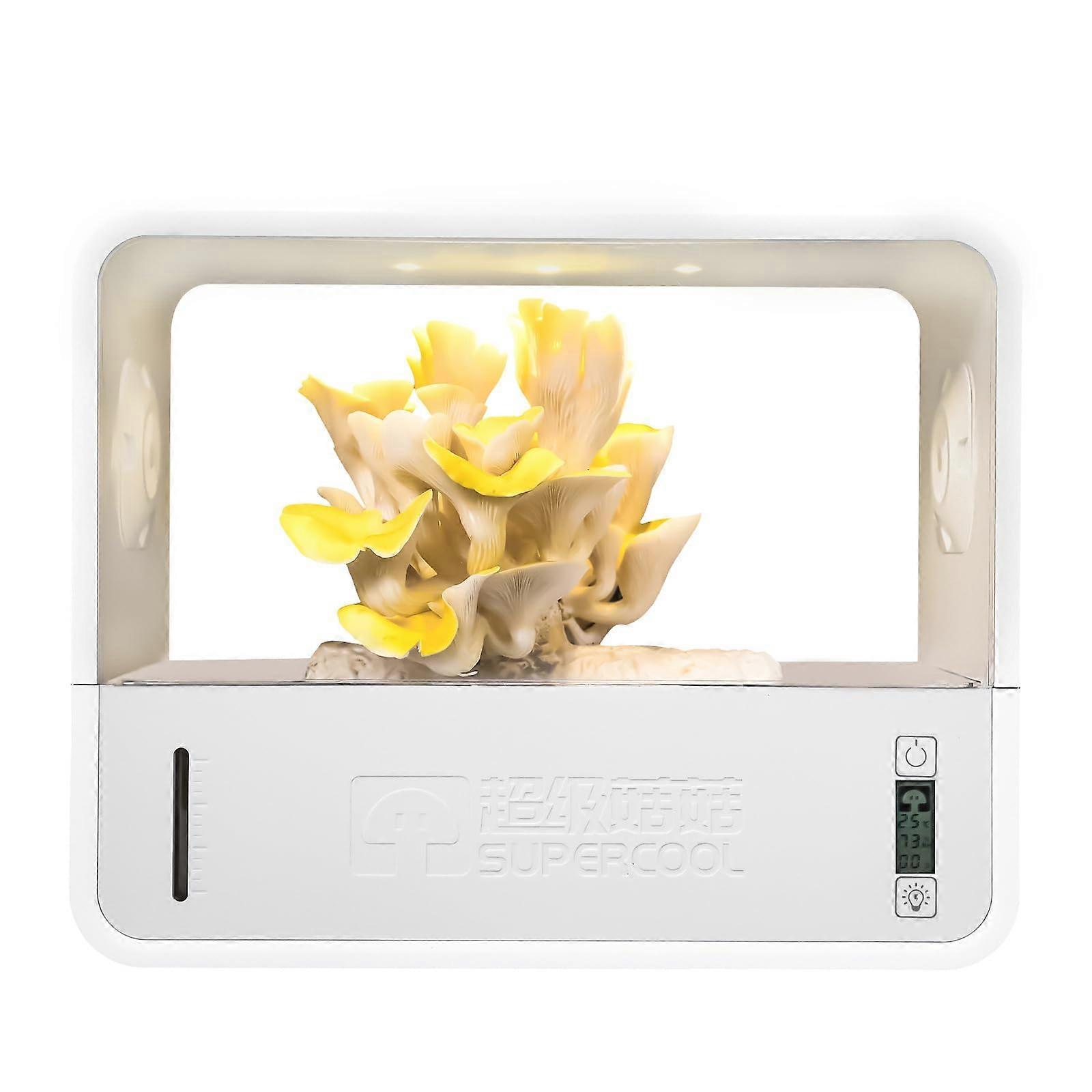 Smart Mushroom Growing Kit with Automatic Climate Control, Transparent Window Indoor Planter