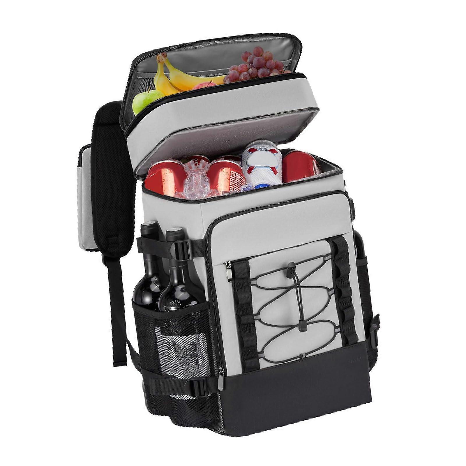 Cooler Backpack with Thick Thermal Insulation, Leakproof Design, Large Capacity for Hiking and Picnic