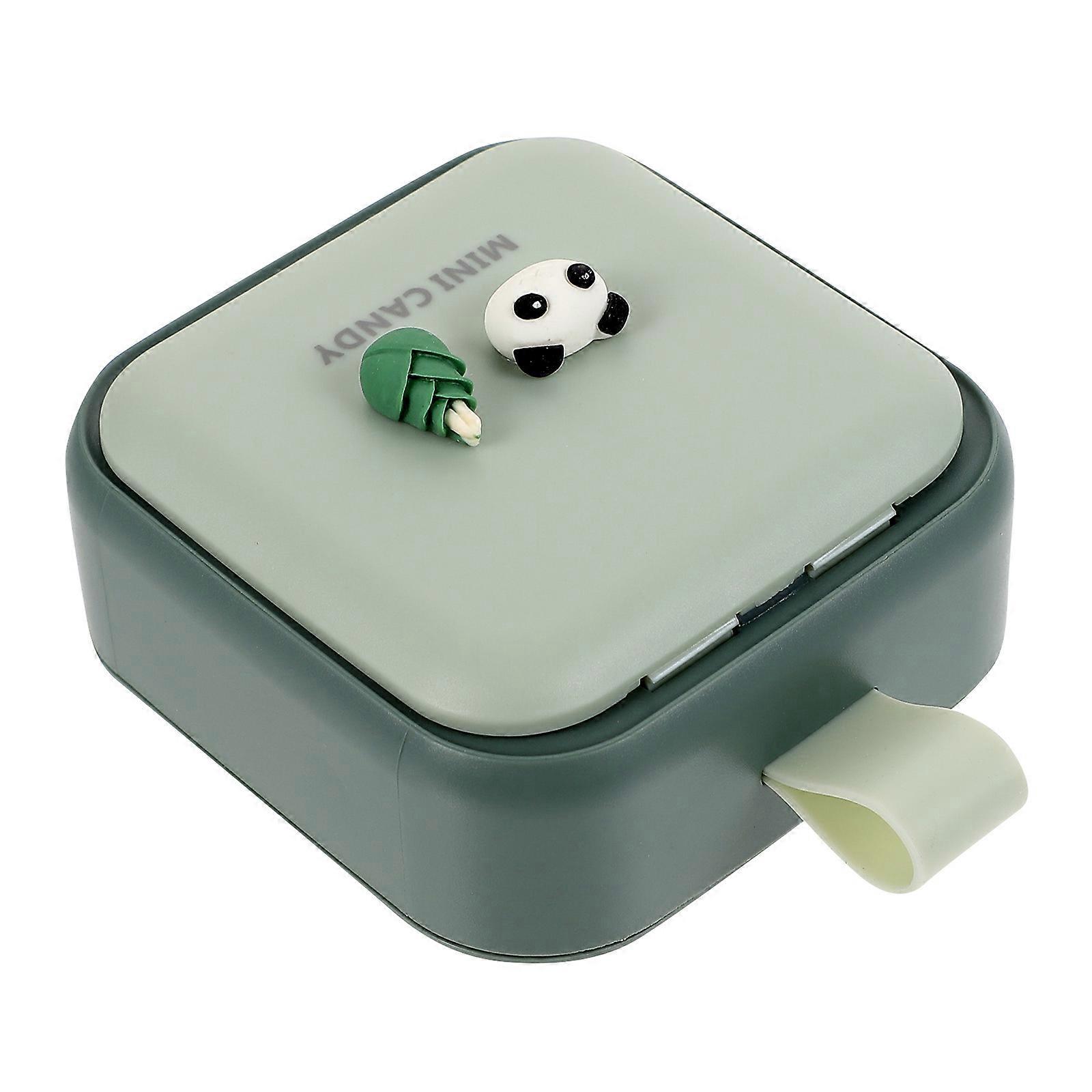 1Pcs Weekly Pill Storage Container for Storing Pills Portable Green Box