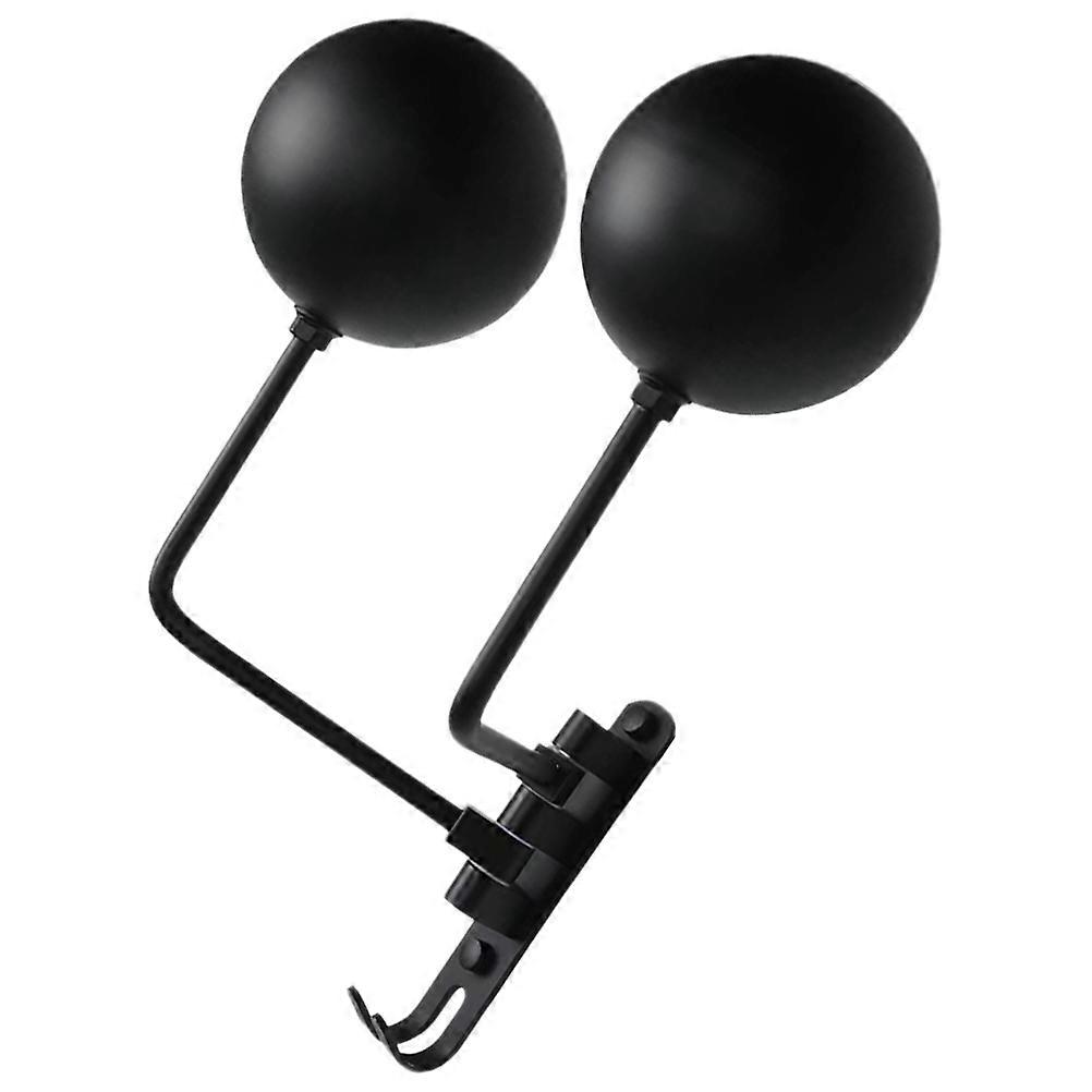 Wall Mount Hat Stand For Supermarket Organization Black 35x12cm Multi-functional Use 1Pack