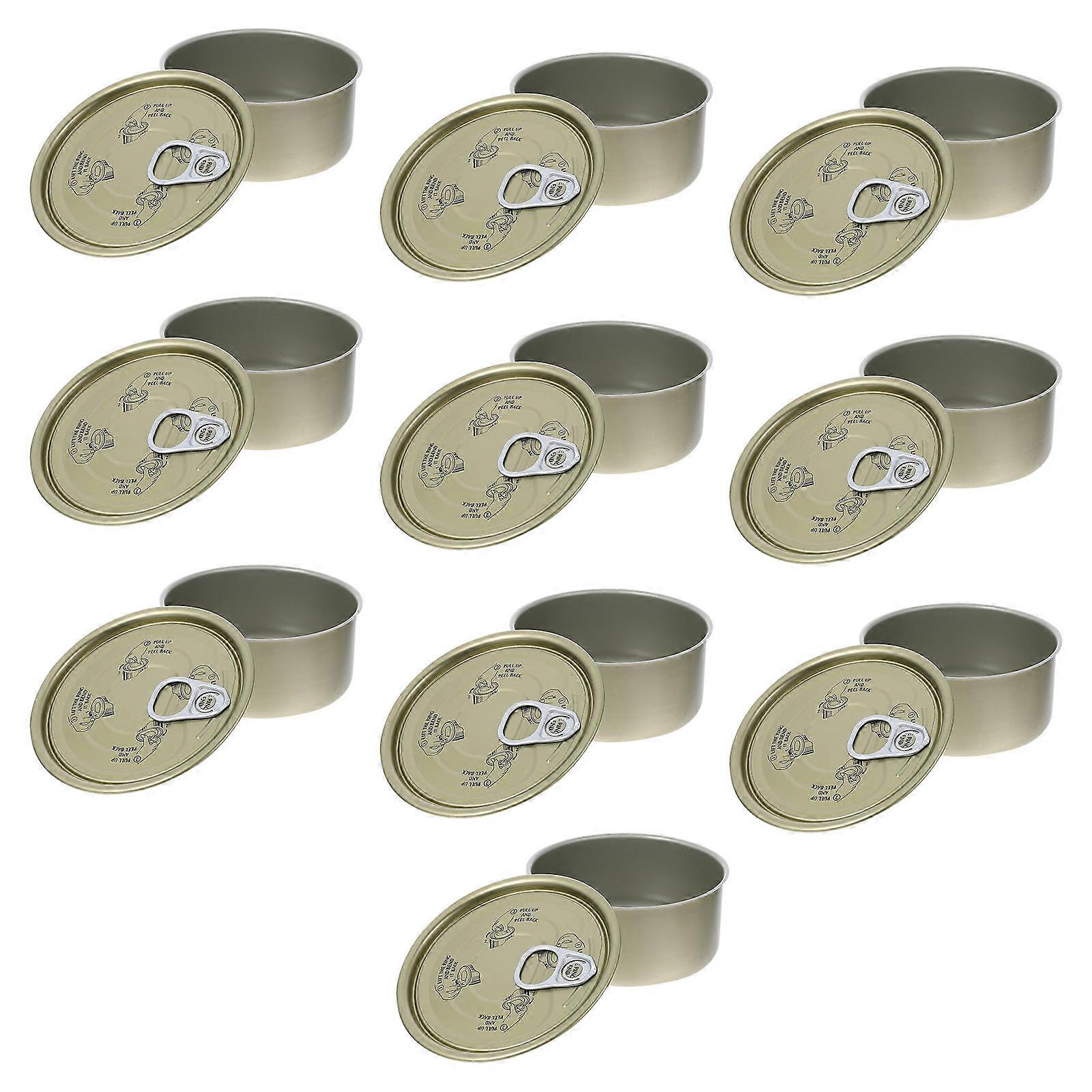 Sealed Tin Iron Food Storage Container for Kitchen Use 10Pcs