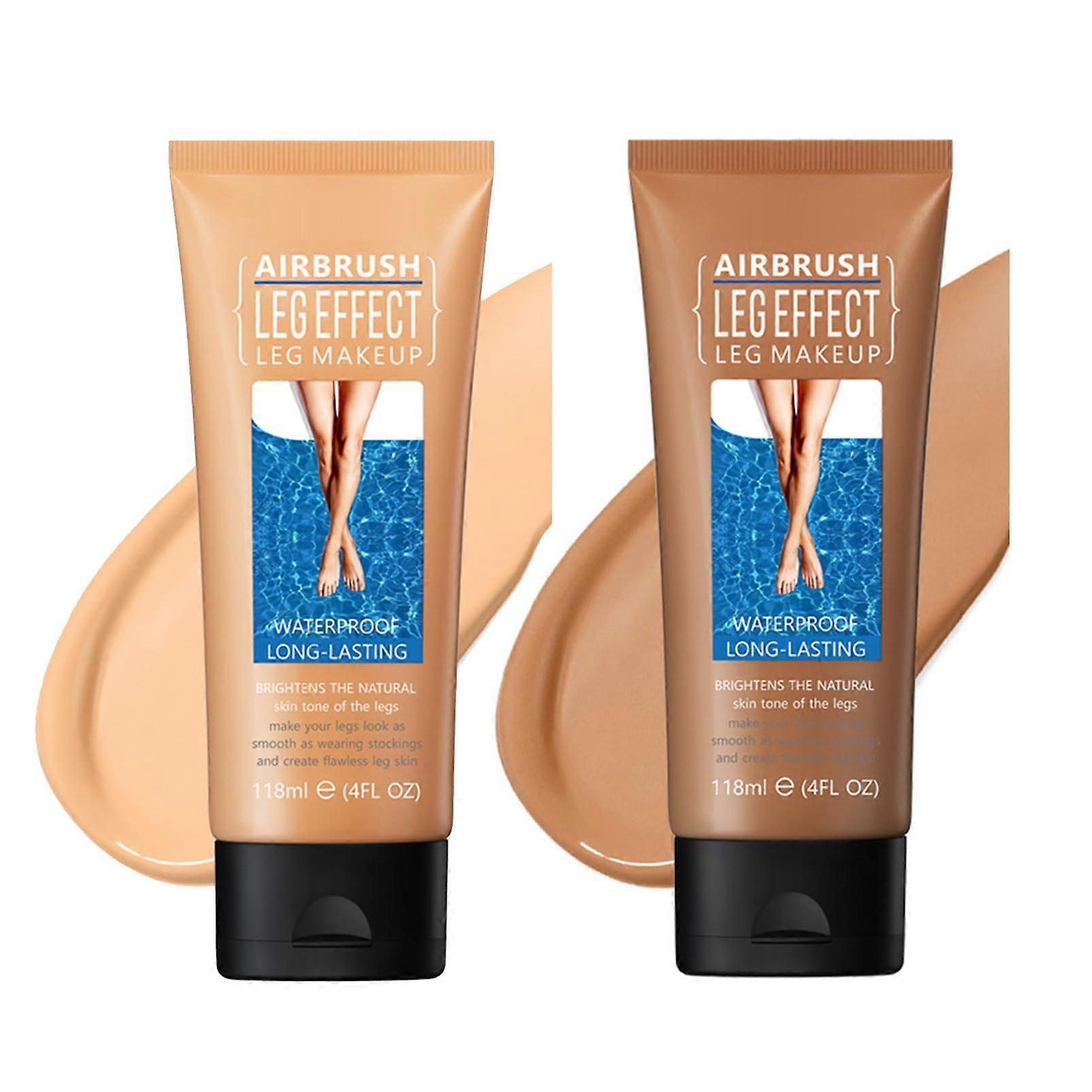 Leg and Body Makeup Waterproof NoTransfer Full Coverage Concealer Medium and Bronze Shades