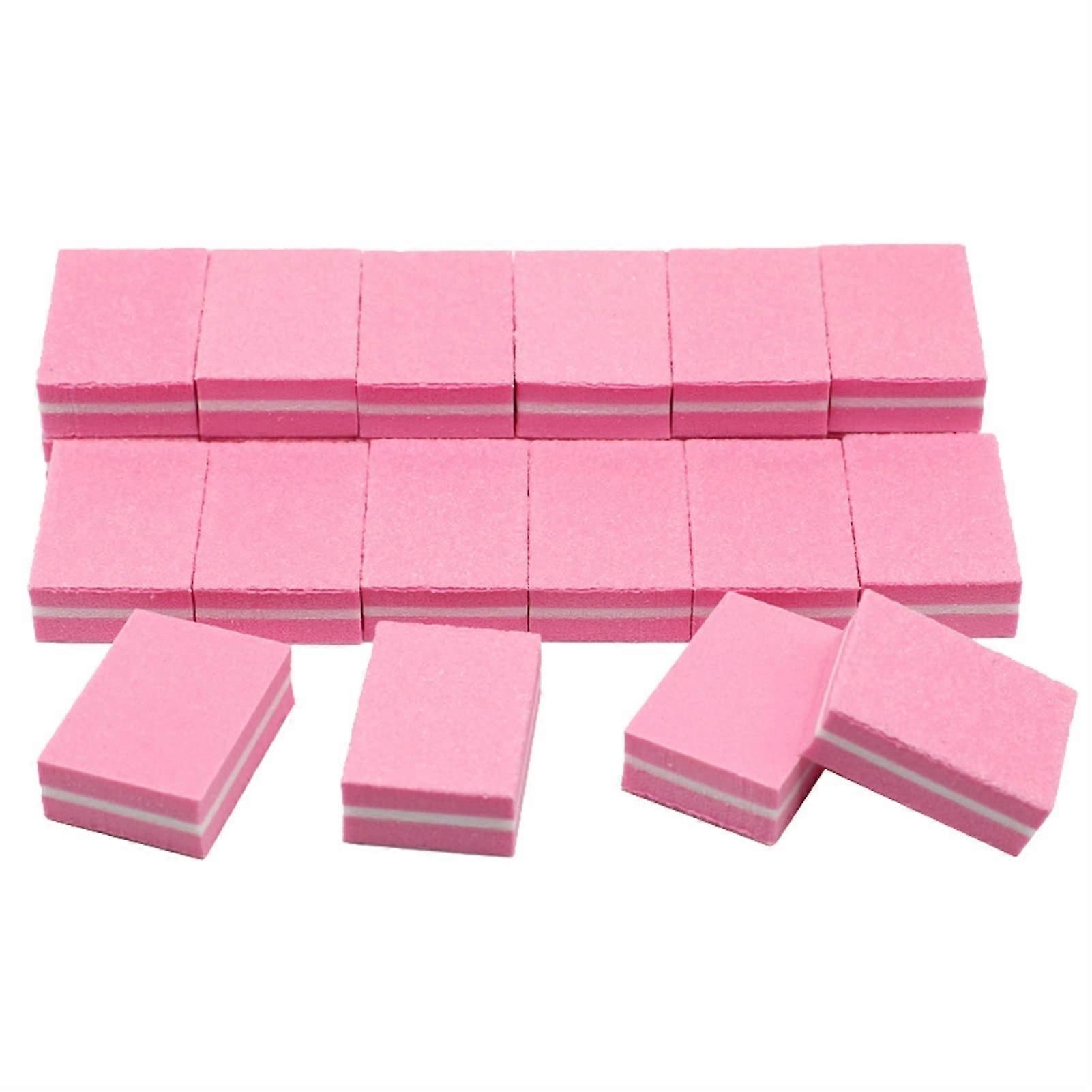 Nail Buffer Block 200pcs Dual Grit 100/180 Soft Sponge Professional Nail File Buffer for Salon