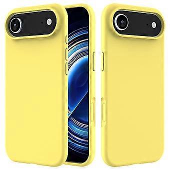 Coque pour iPhone Air résistante aux chutes, doublure souple en silicone liquide