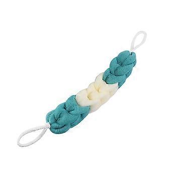 Bath Back Scrubber with Long Handle for Easy Back Cleaning, Soft Mesh Exfoliating Bath Towel