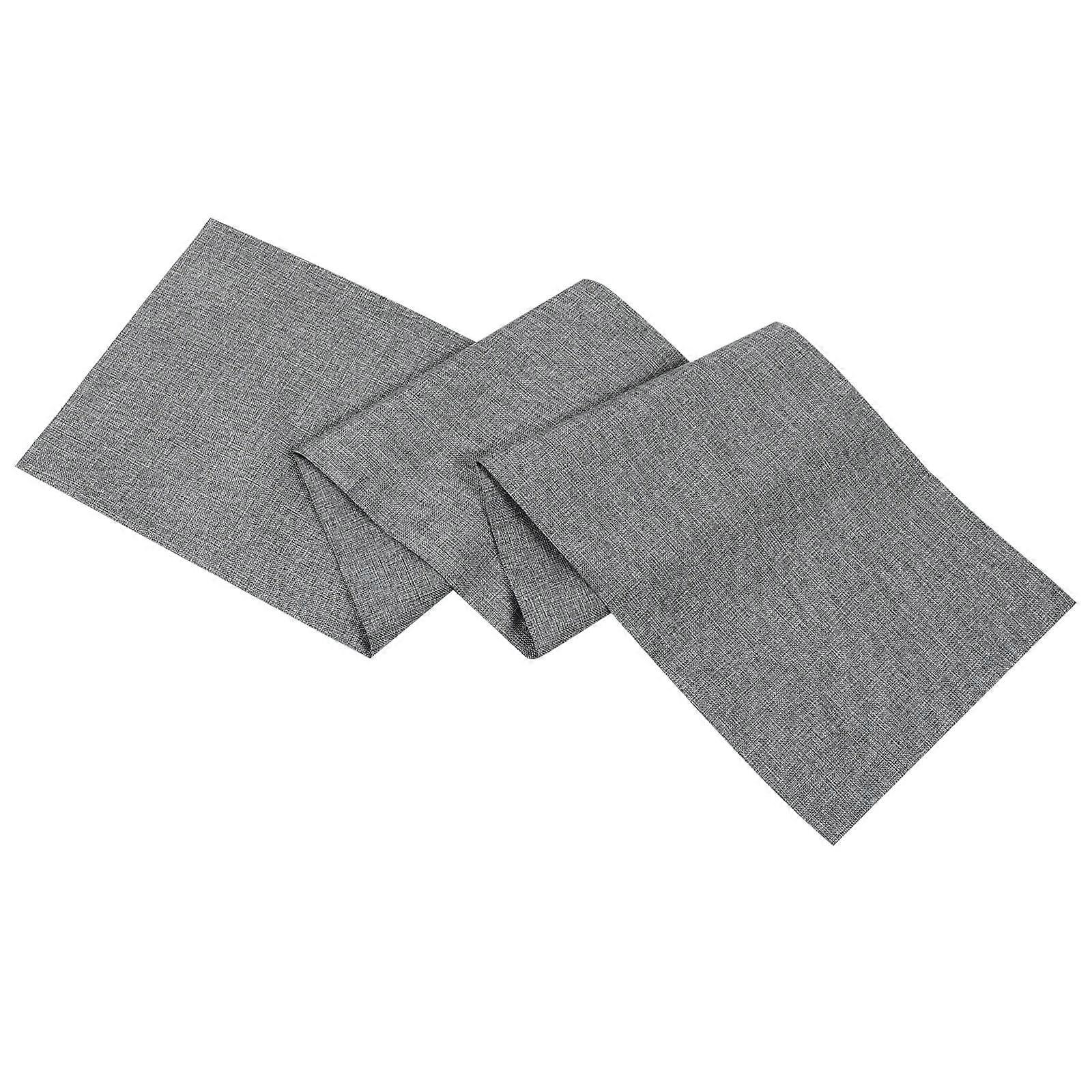Linen Table Runner Dining Table Cover for Home 3Pcs Double-Sided Nordic