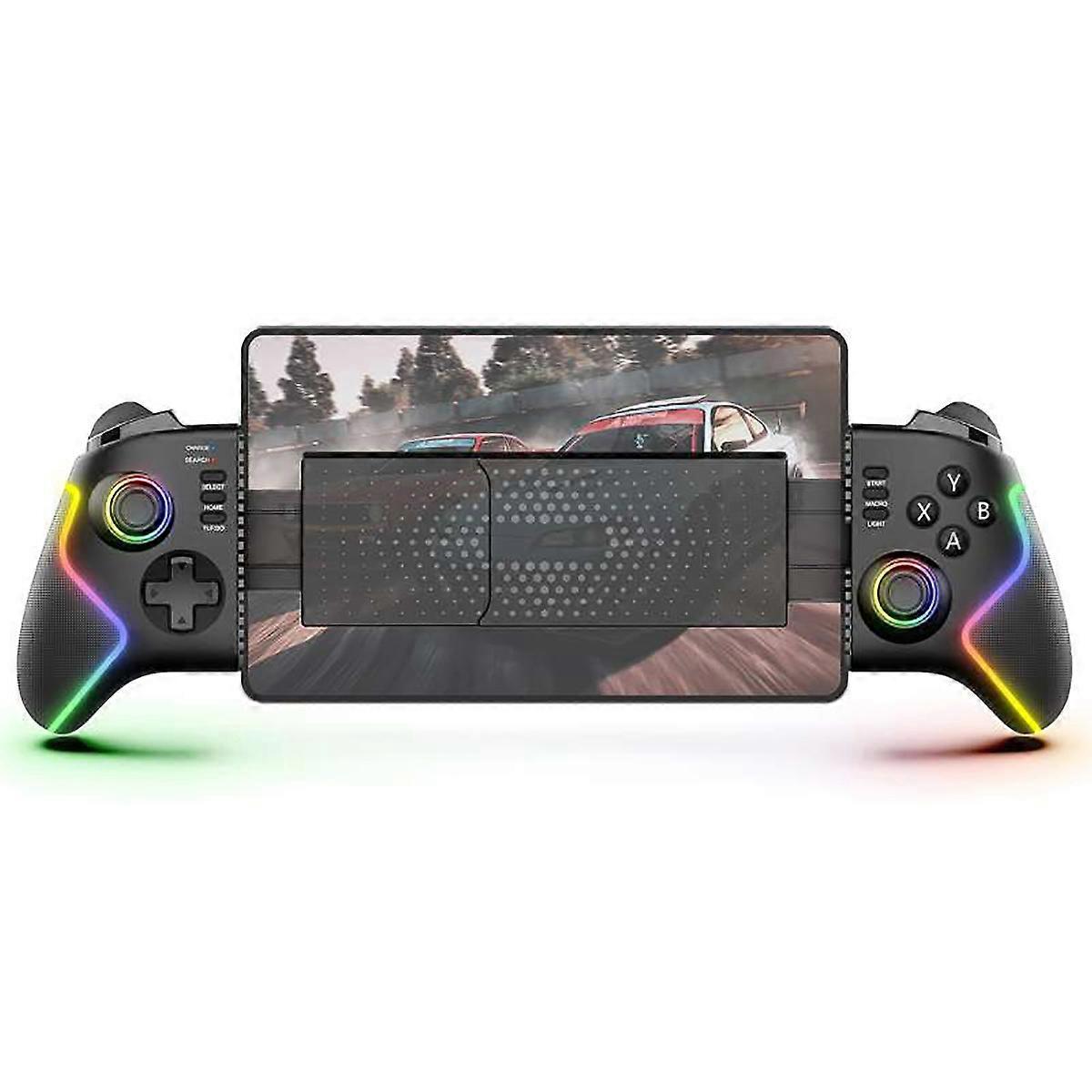 IPEGA PG-9122 RGB Lighting Expandable Gamepad Hall Joystick Trigger Game Controller for Phone/Tablet