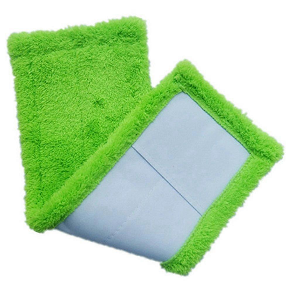 Mop Refill Pads Washable Microfiber Replacement Mop Head Green Reusable Easy to