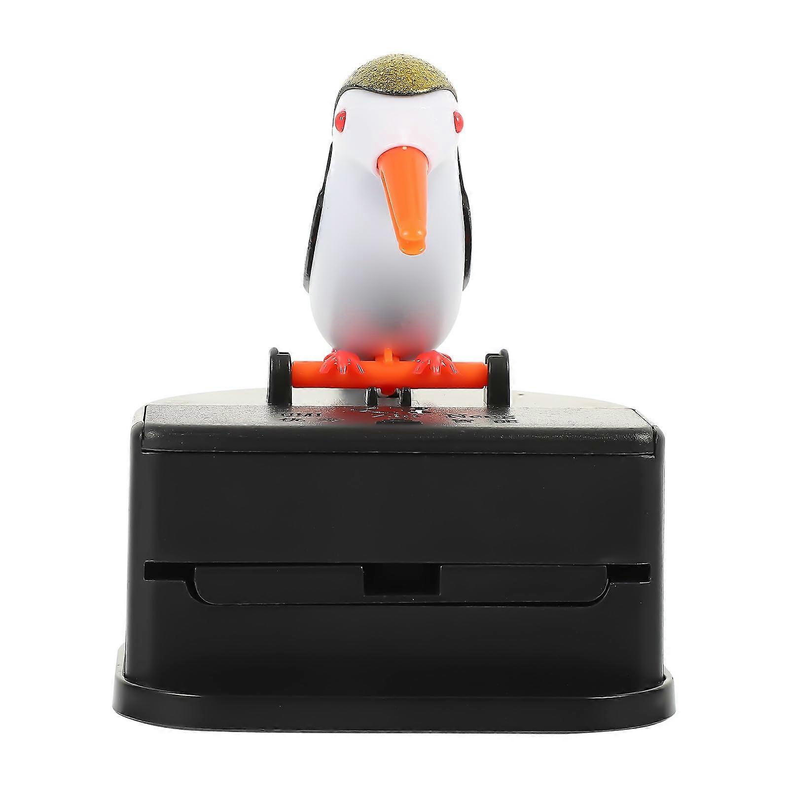 Toothpick Dispenser Bird Shaped Push Type Hygienic Automatic Holder for Dining Table Use