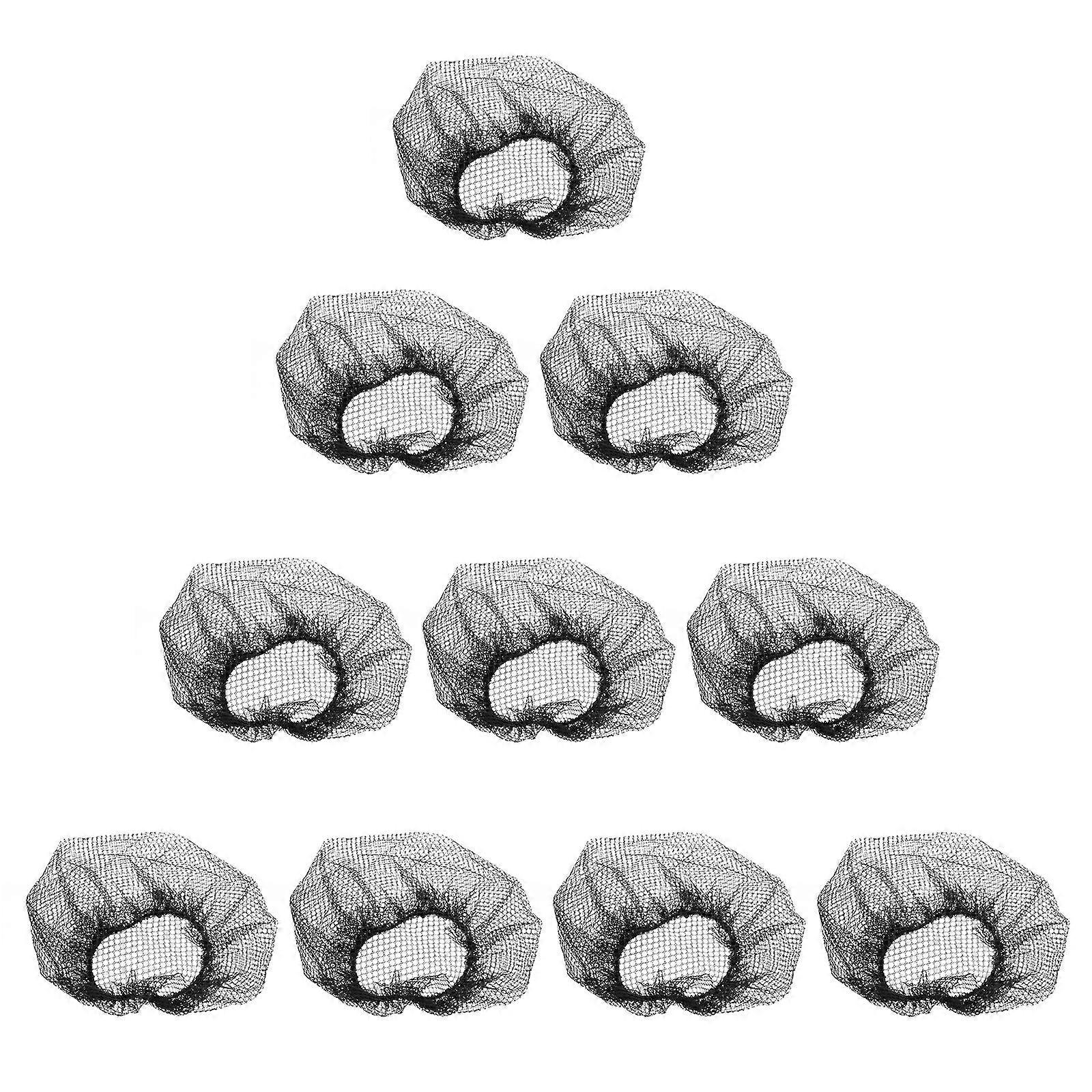 10pcs Elastic Wig Net Caps Breathable Mesh Wig Caps Stretchy Nylon Mesh Caps