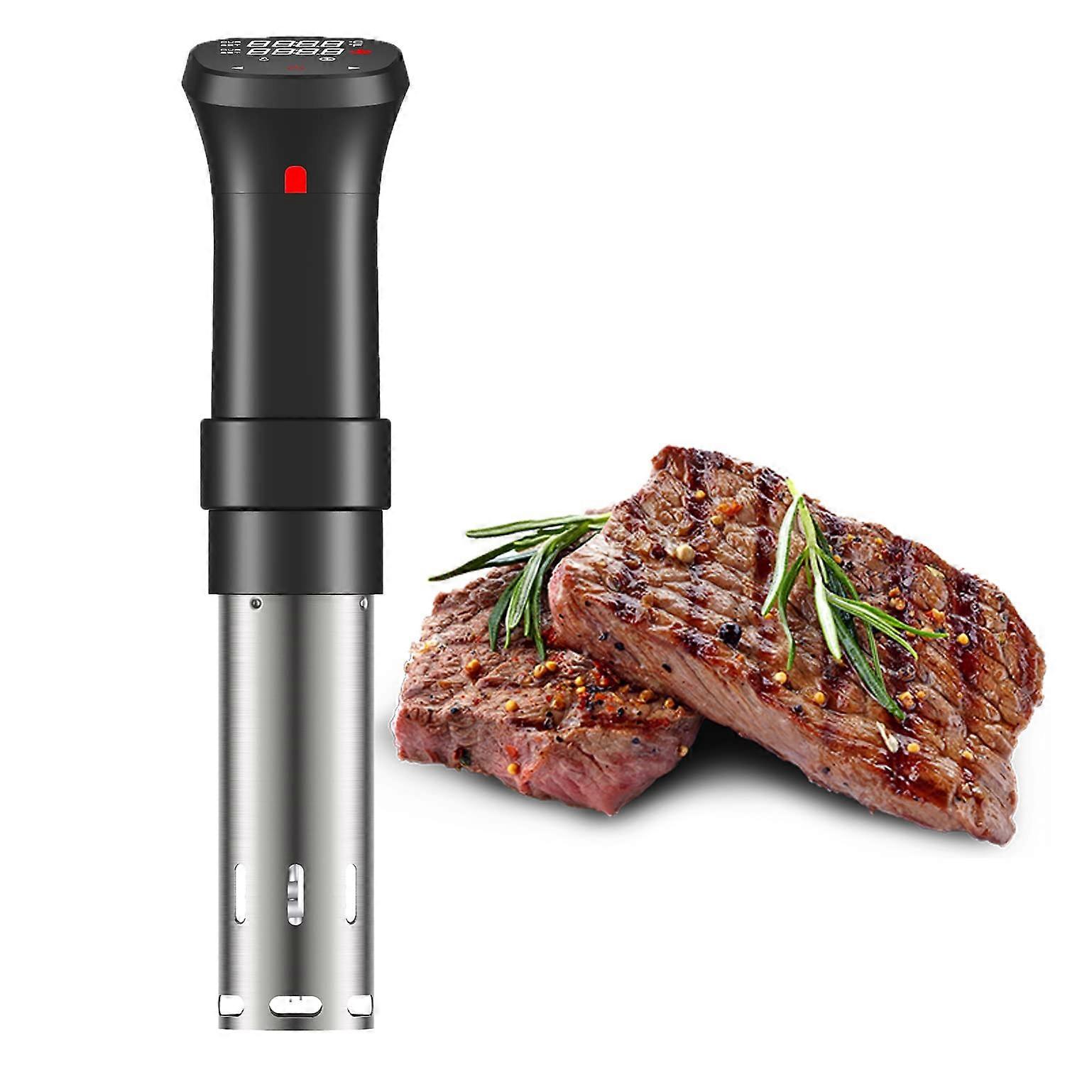 Sous Vide Cooker 1100W Stainless Steel Immersion Circulator with Precision Temperature Control and Digital Timer