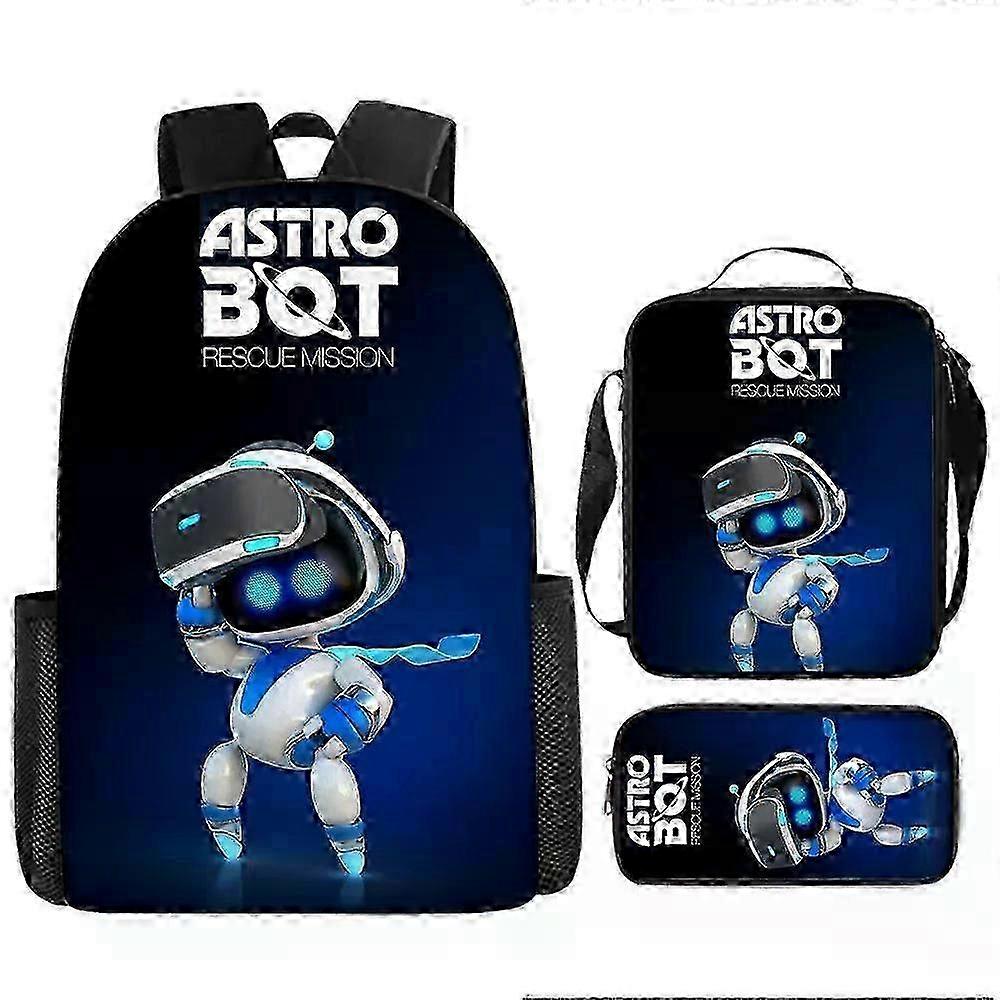 Astro Bot School Backpack Robot For Student Pen Bag Shoulderbag - HF