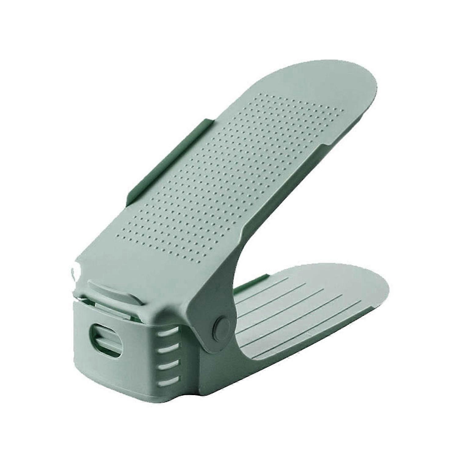 Shoe Slots Organizer Adjustable Double Layer Stack Shoe Rack 50% Space-Saving Storage Rack Holder