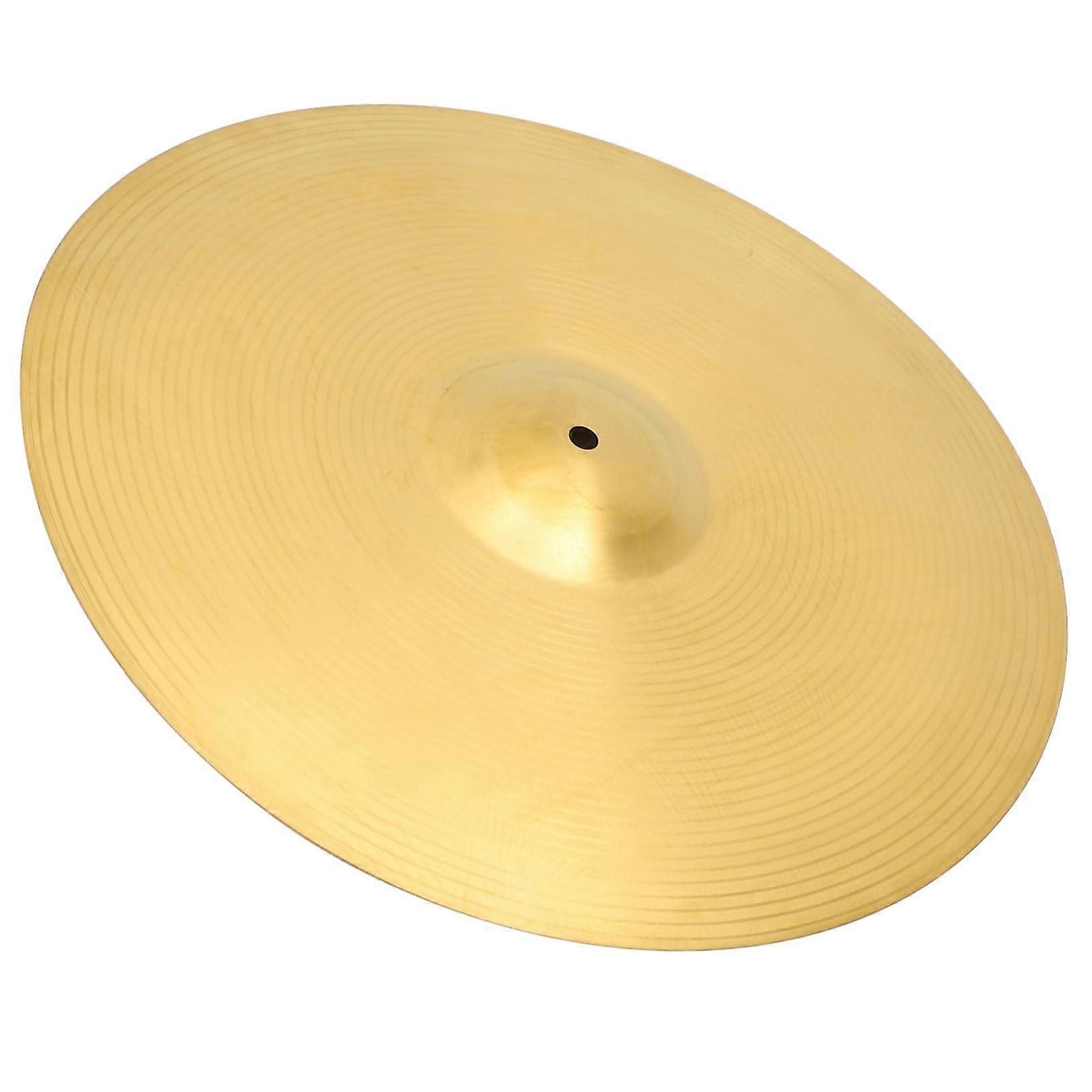 Drum Crash Cymbal with Durable Alloy Construction, Smooth Edge Safety, Quick Response for Drum Set