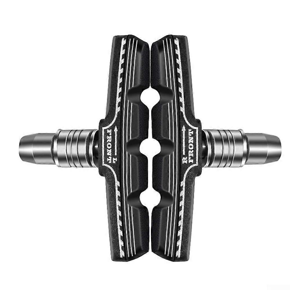 70mm V Brake Pads Set with Installation Tool, Easy Install Indicators, Front and Rear Bicycle Use