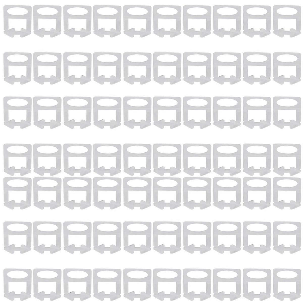 400Pcs Tile Leveling System Clips 1.5mm DIY Tiles Leveler Spacers Tile Leveling System for Professio