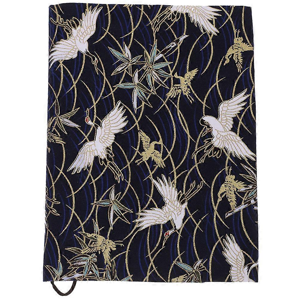 Fabric Book Sleeve Protector for Students Book Cover