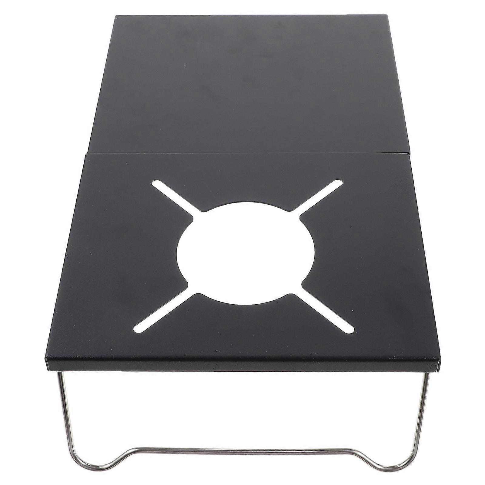 Portable Grill Table Foldable Camping Table for Outdoor 4Pcs Picnic Use