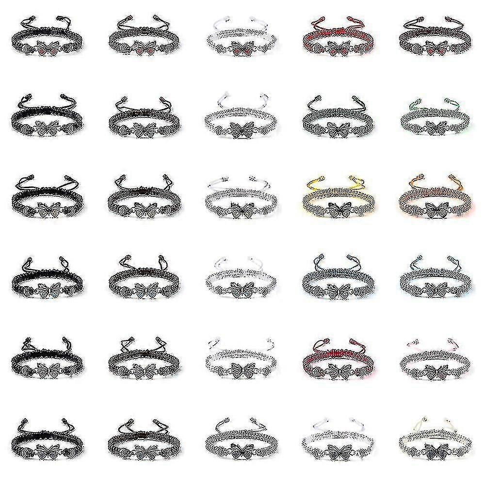 Brățări împletite manual Butterfly Brățări și brățări reglabile Charm