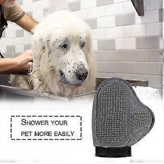 Praktische hond haar schoonmaken borstel kam massage bad handschoen voor hond kat grooming