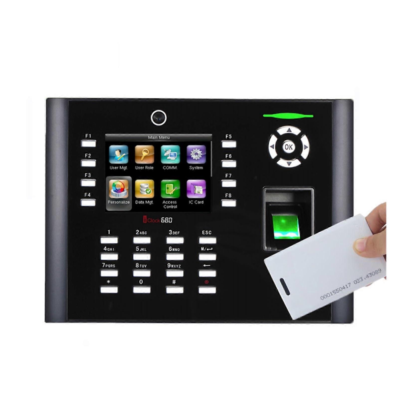 Fingerprint Time Attendance System with Camera, Biometric Access Control for Office, Large Capacity
