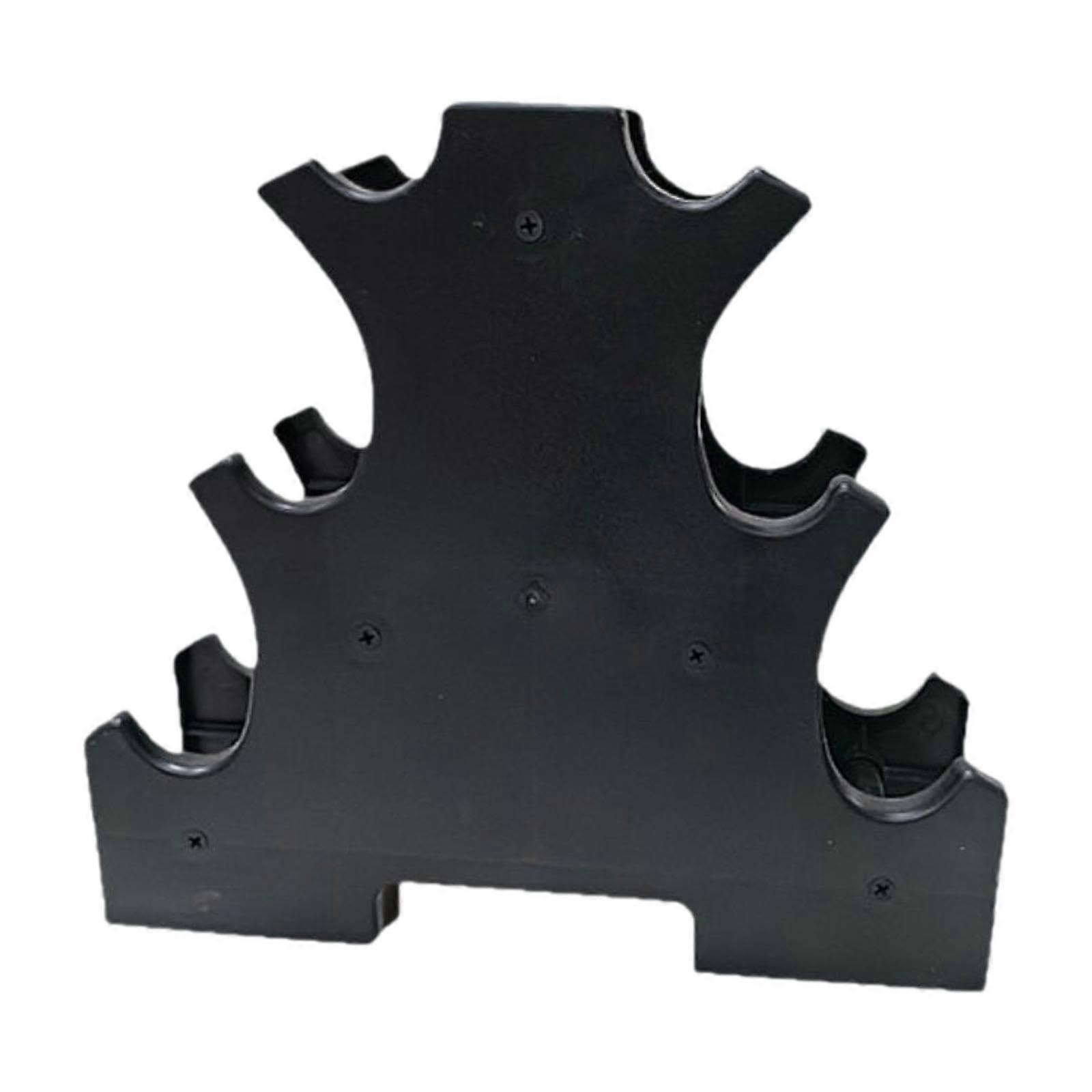 Vertical Dumbbell Rack with Space Saving Design, ThreeTier Compact Weight Storage Stand