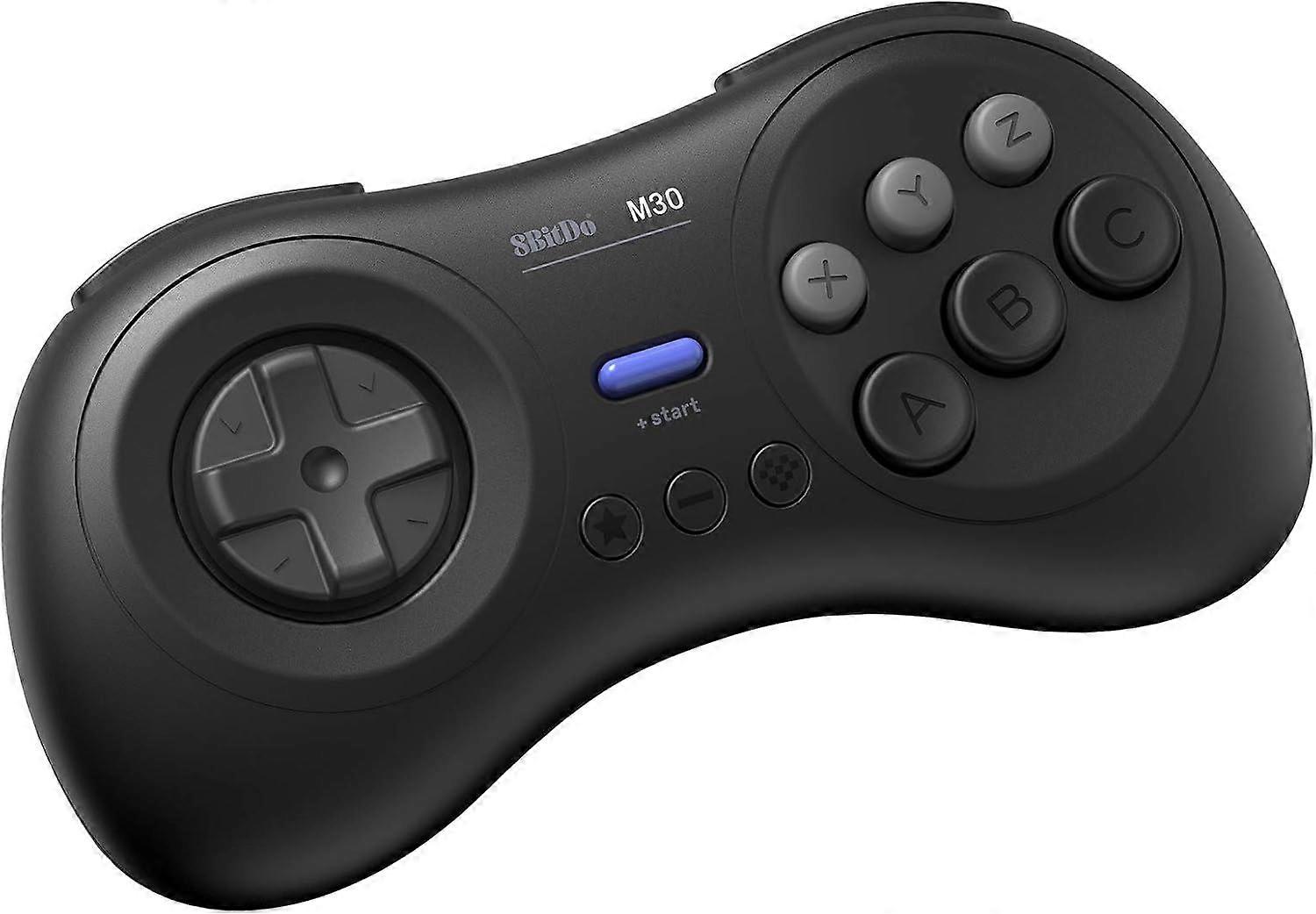 8BitDo - M30 Bluetooth Gamepad Black (Switch/Windows/Android/MacOS/Steam) Switch
