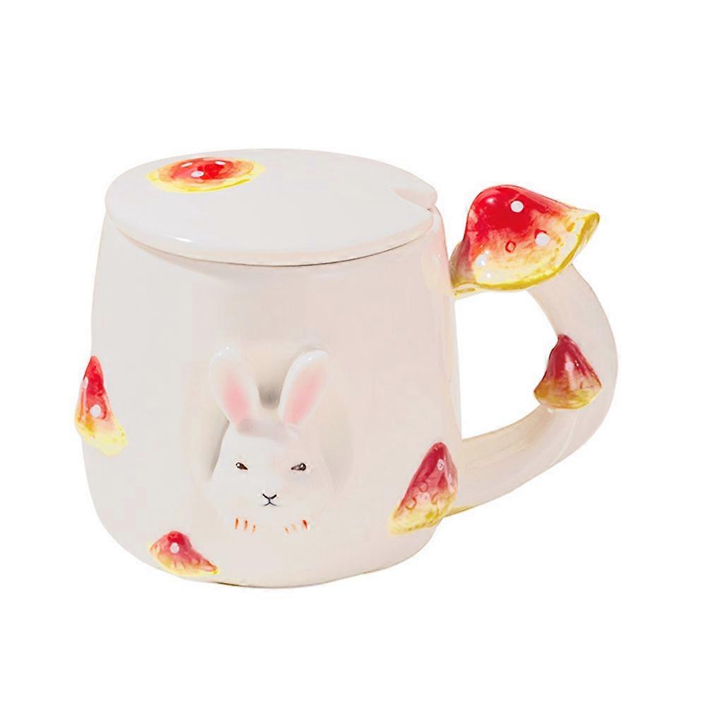 Adorable Coffee Cup Ceramic Water Mug for Drinking Household Multi-Function