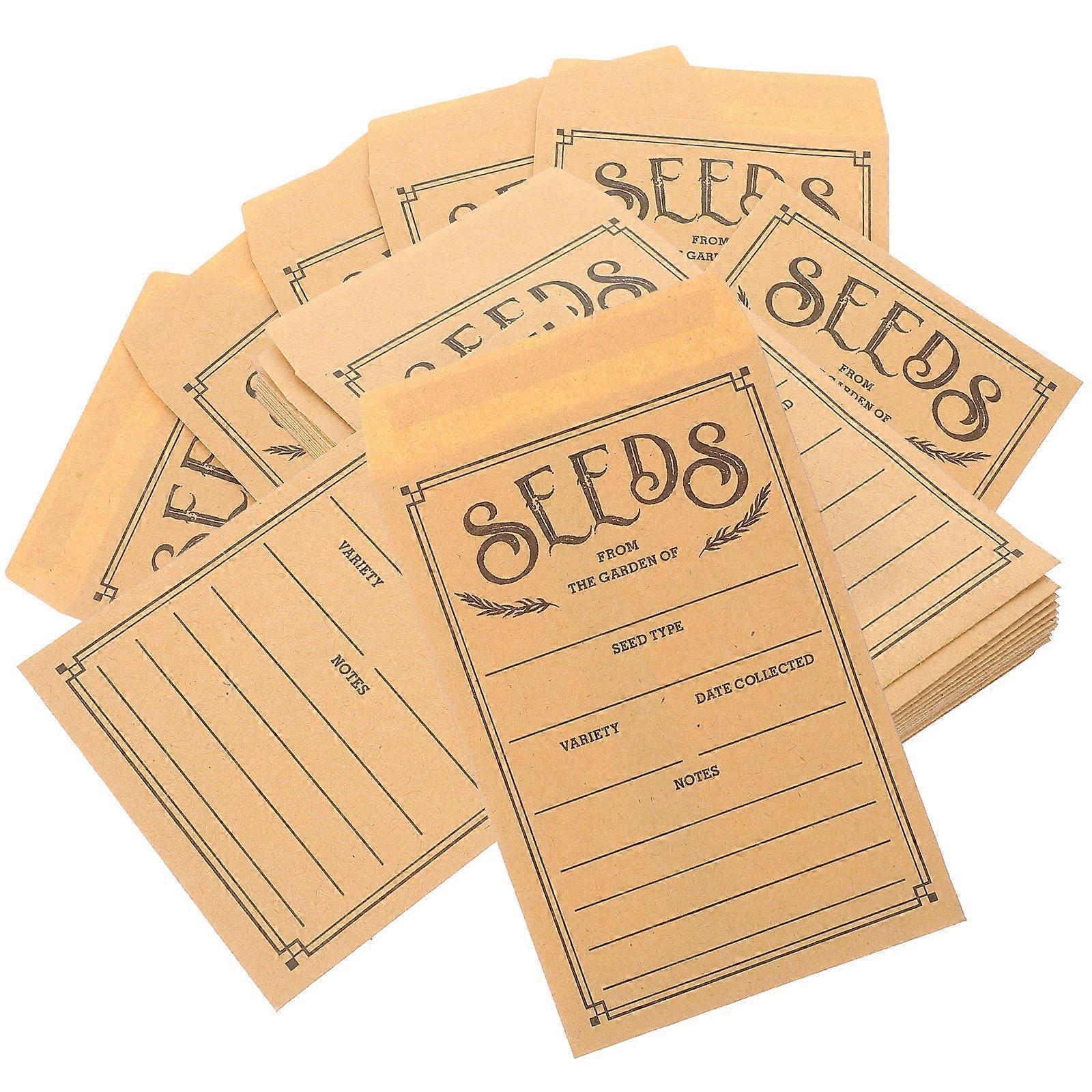 50Pcs Seed Envelopes Paper Envelopes Seed Packets Paper Envelopes Money Envelopes