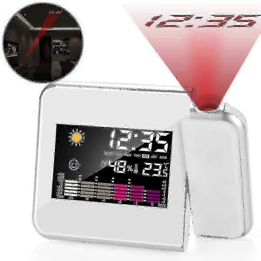 Alarm Clock With Projection Led Clock Projection Usb Charging