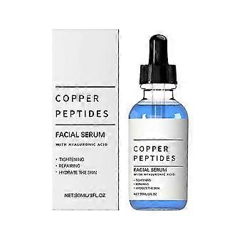 1pcs Copper Peptides Face Serum, with GHK - Cu & Hyaluronic Acid, Anti - Aging Facial Serum (30ml)