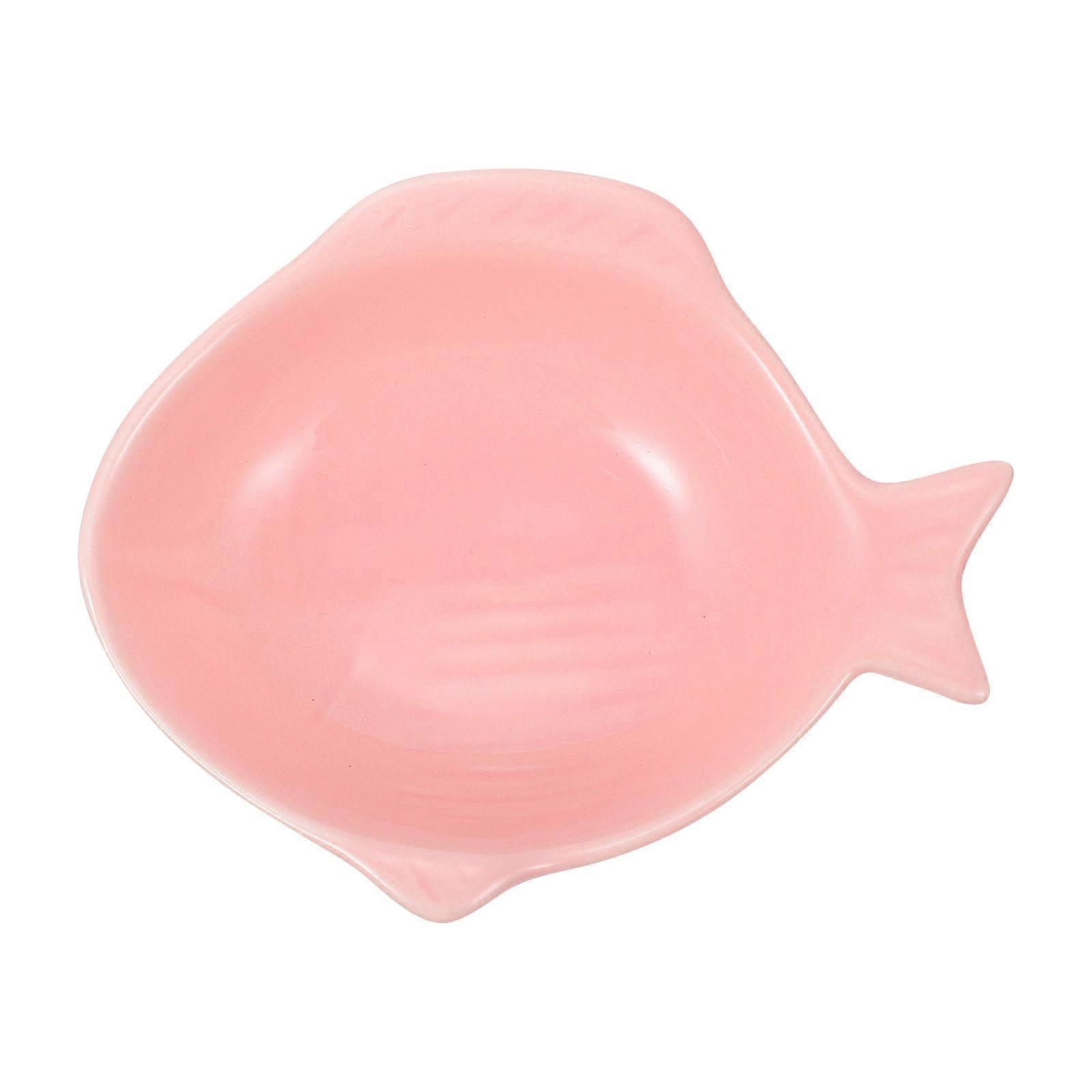 Ceramic Fish Shaped Snack Plate for Kitchen Snack Serving