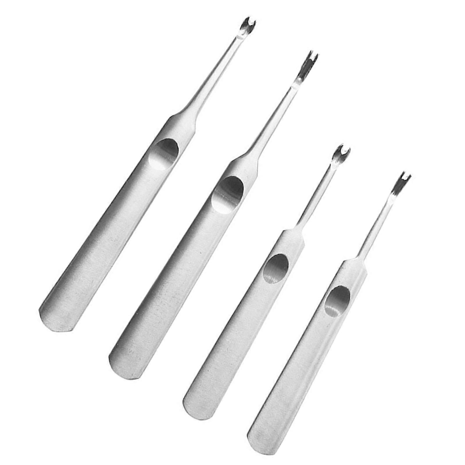 4Pcs Stitching Craft Tool for Carving Silver Set