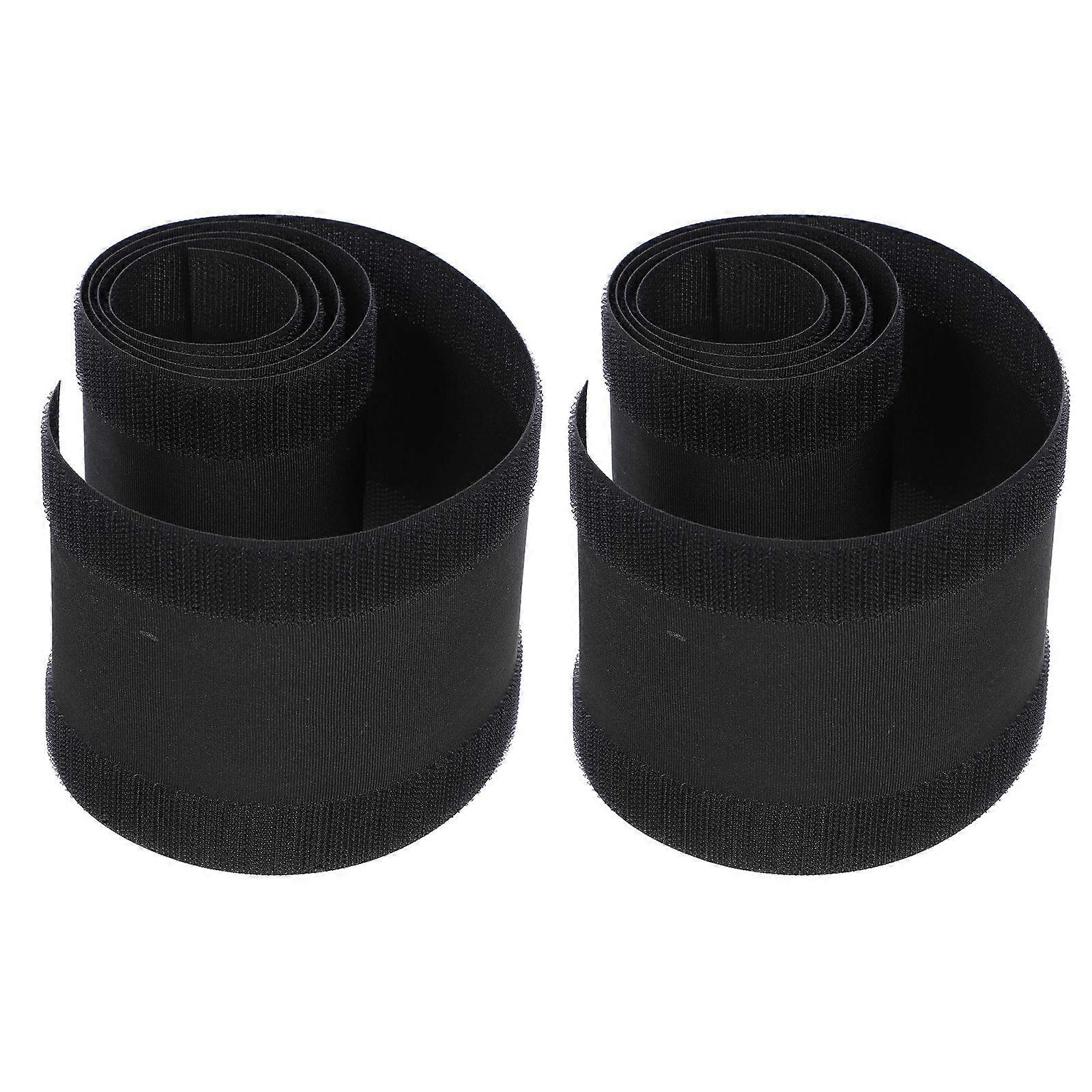 2 Pcs Floor Cord Covers Hook and Loop Cable Straps Floor Cable Protectors