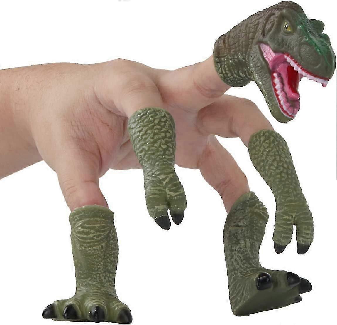 Dinosauriefingerdocka, 5 st handdockor, fingerdockor, fingerdocka, minifingerhänder