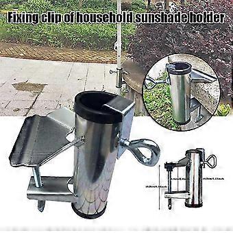 Heavy Umbrella Clamp Umbrella Stand Bench Buddy Patio Umbrella Holder Household Parasol Holder Fixed Clip-wfx