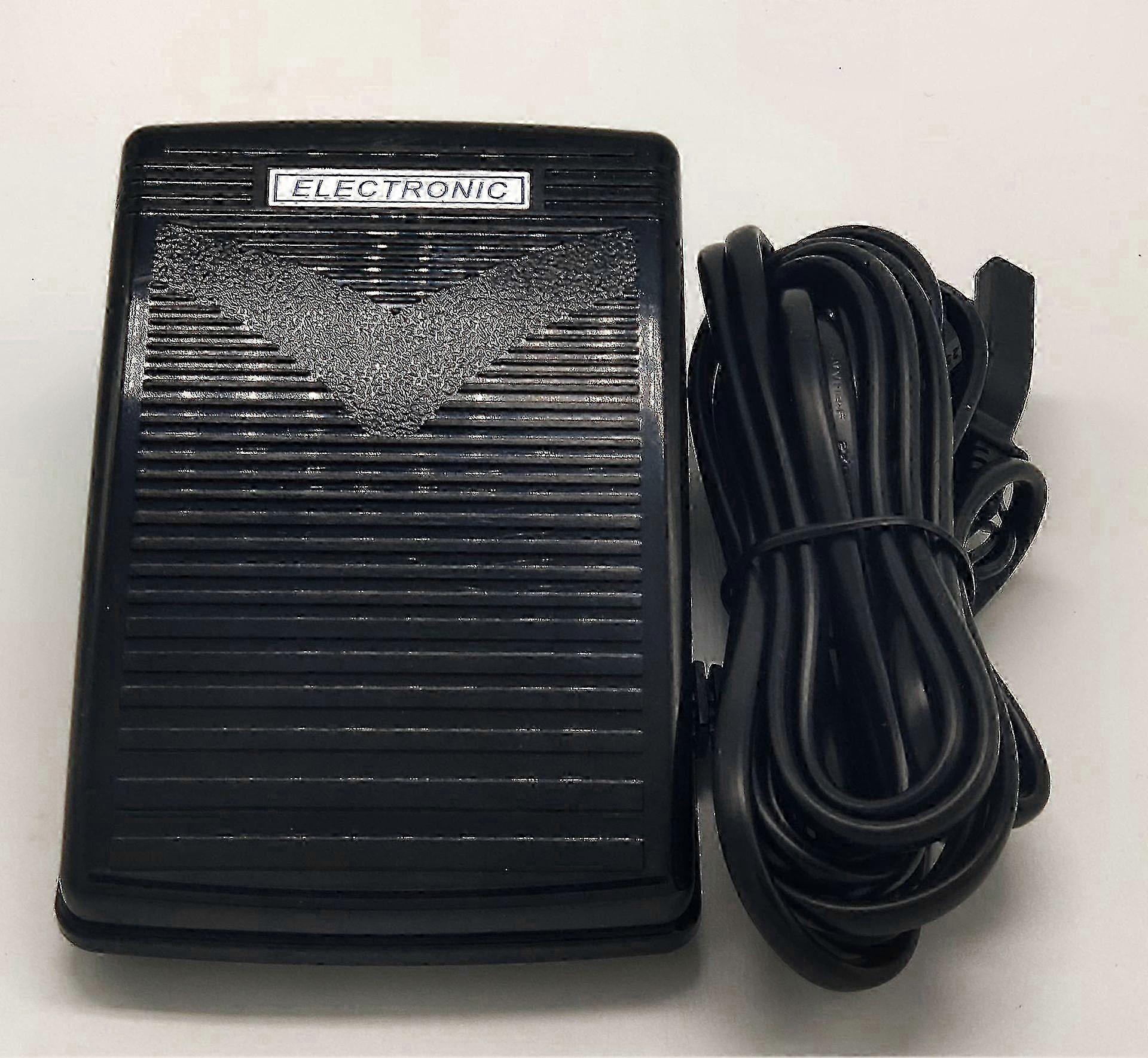 Sewing Machine Foot Pedal with Power Cable compatible with 220V Outlets