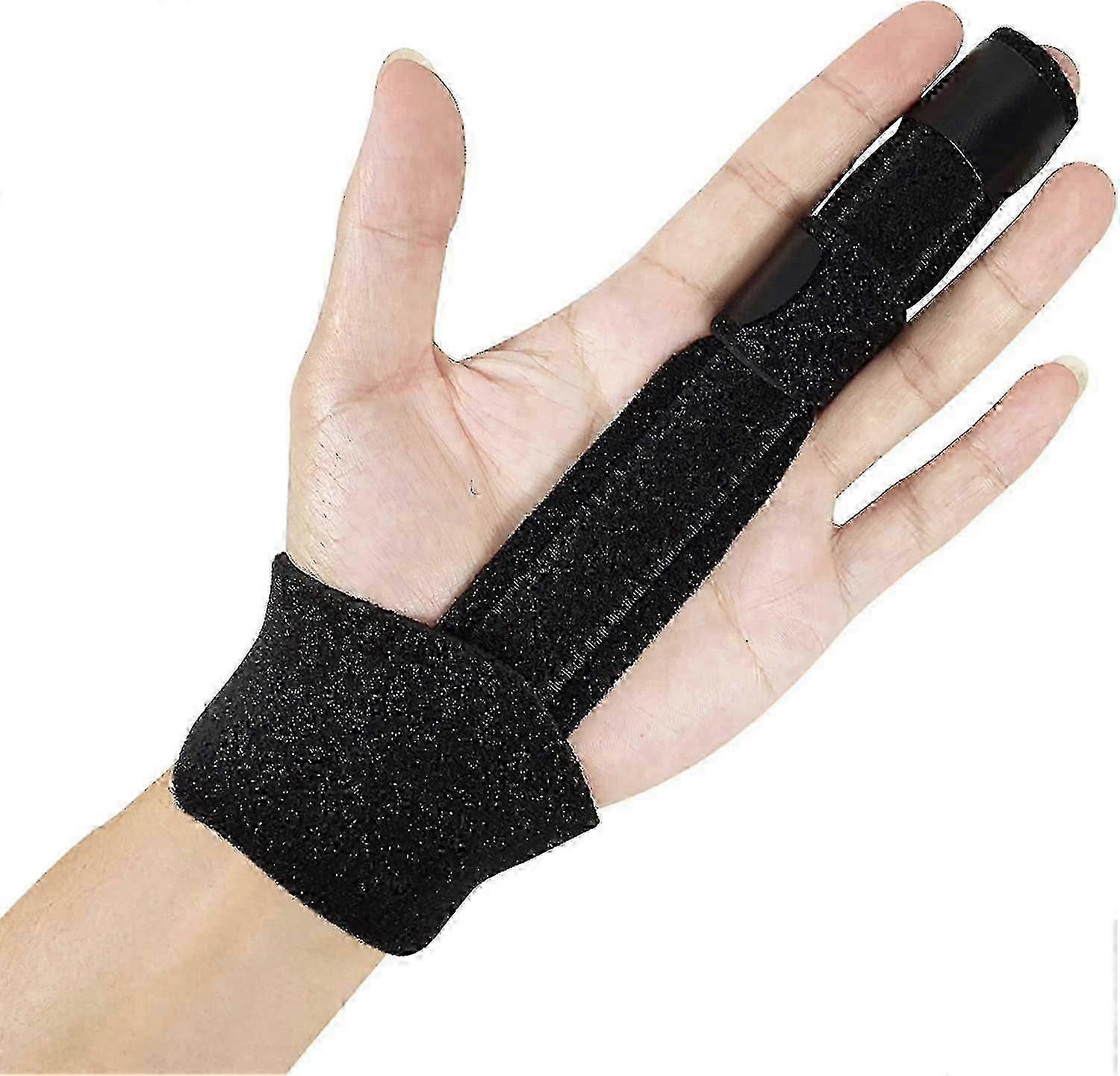 Adjustable Aluminium Trigger Finger Splint Support compatible with Broken Fingers