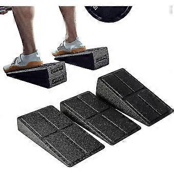 Squat Wedge Block Adjustable Non-slip Squat Ramp Deadlift Wedge Calf Stretcher Slant Board Strength For Squat And Deadlift Lbe