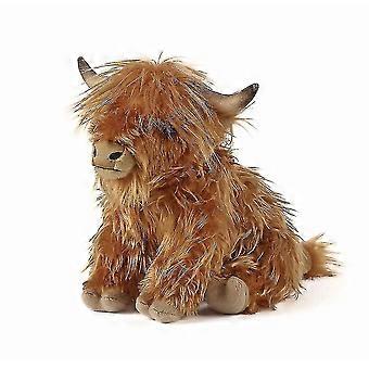 Birthday Bedroom Plush Toy For Kids Highland Cow Soft Stuffed Animal Simulated