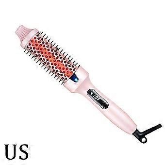 Brosse lissante professionnelle en céramique avec deux réglages de température pour un lissage et un coiffage sans frisottis de tous types de cheveux