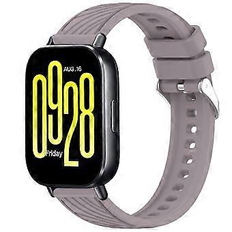 Für Xiaomi Redmi Watch 5 Active Streifenstruktur 22mm Silikon Design Ersatz Armband Lila