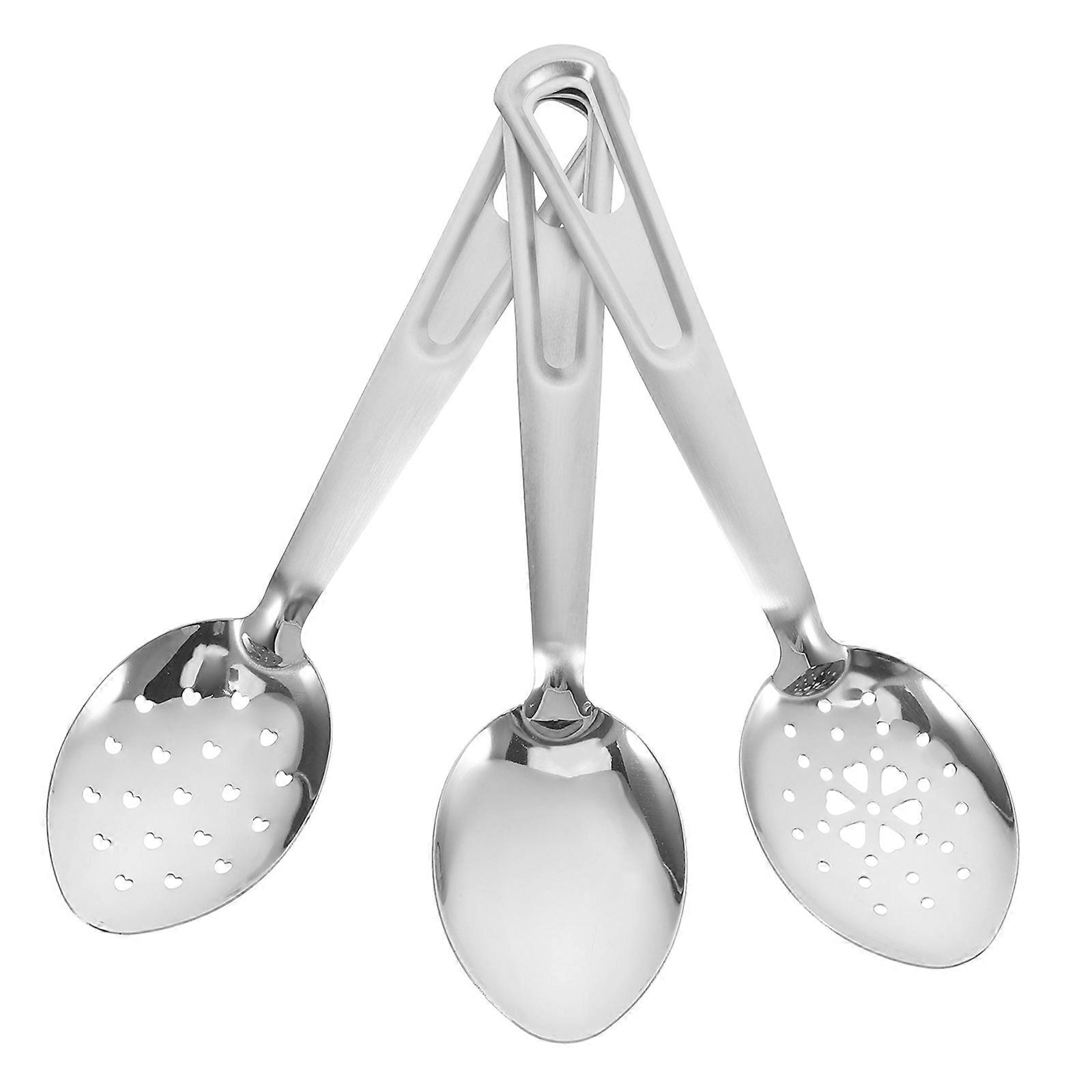 Reusable Serving Utensils Slotted Serving Spoon for Buffet 12Pcs Pack