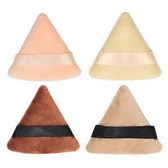 Foundation Powder Puff Triangle Makeup Tool for Face 8Pcs with Strap Assorted Color