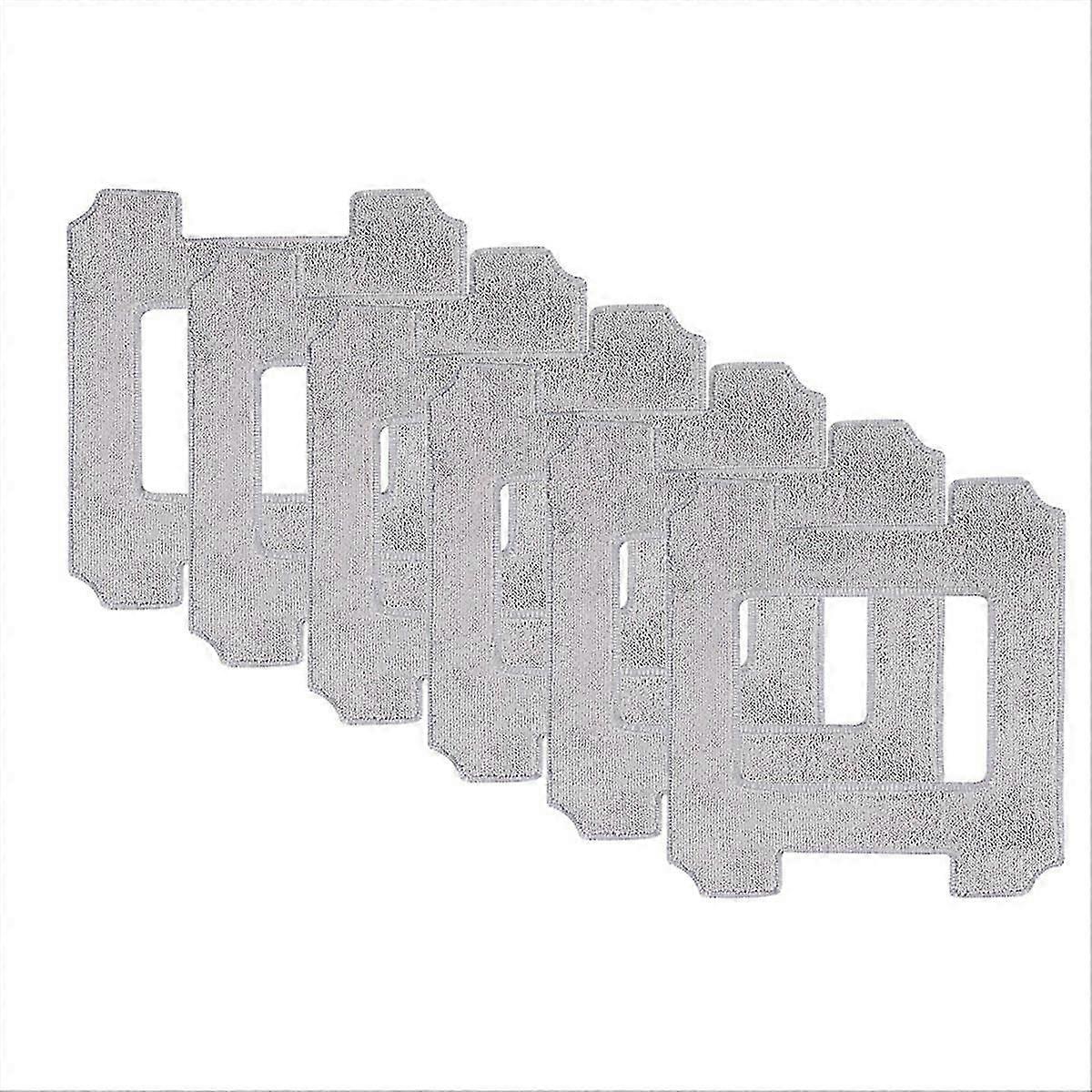 6PCS Replacement Microfiber Cloth Compatible with ECOVACS WINBOOT W2 / W2 OMNI