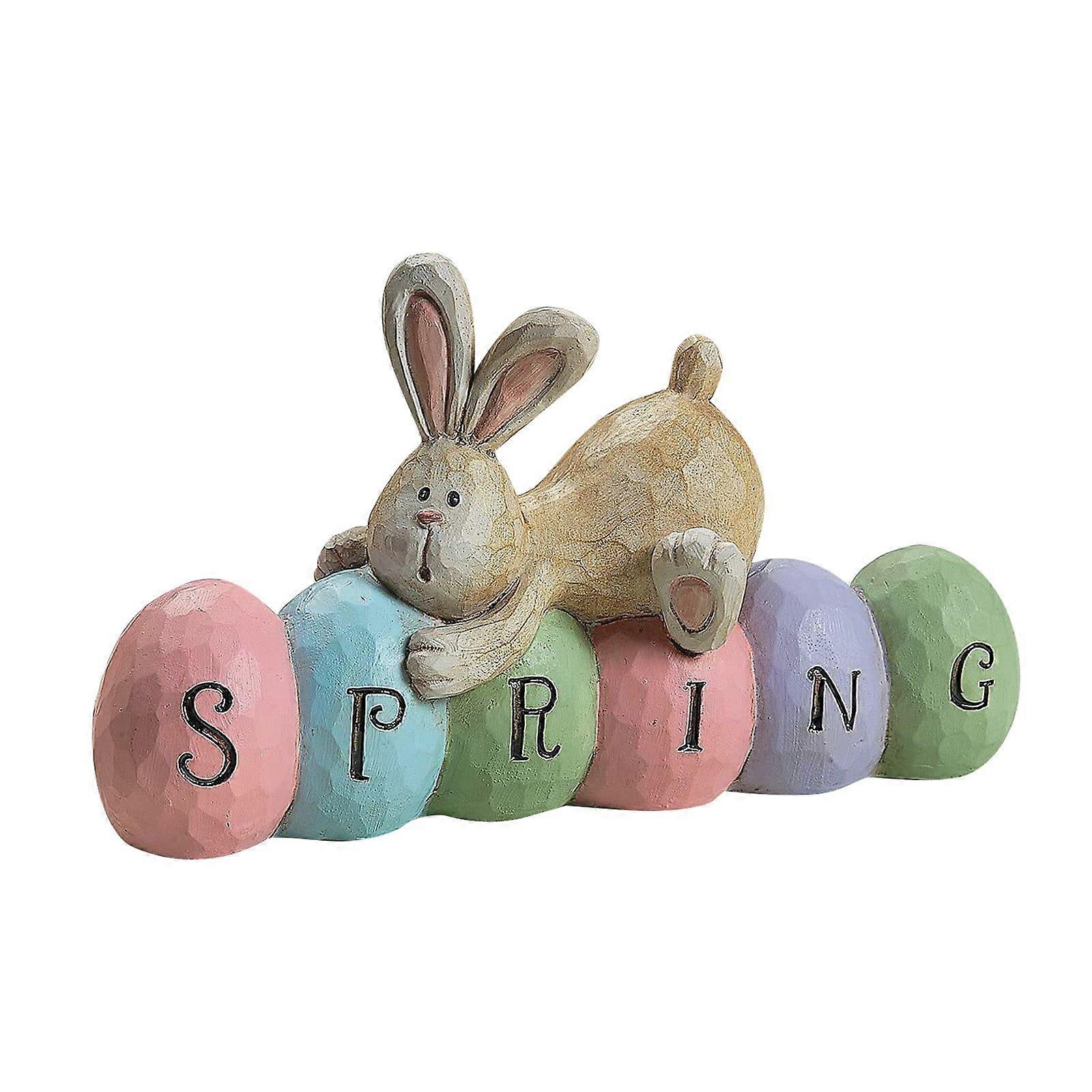 Cool Office Gadgets for Desk Easter Decorations Hand-Painted Easter Eggs Bunny