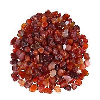 Aquarium Flower Pebbles 500g Red Stone Decor for Fish Tank Pond and Waterscape