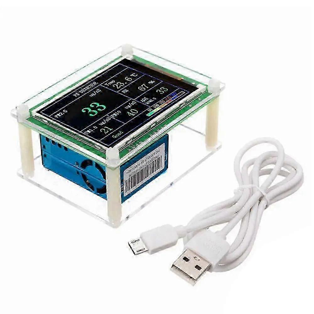 Pm1.0 Pm2.5 Pm10 Detector Module Quality Dust Sensor Tester Detector Support Export Data Monitoring